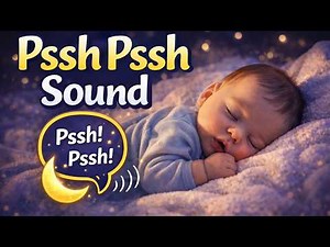 Pshh Sound for Sleep (7 Hours) | Baby Calming Sound | Relaxing White Noise