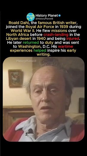 Roald Dahl’s Military Service in the Royal Air Force