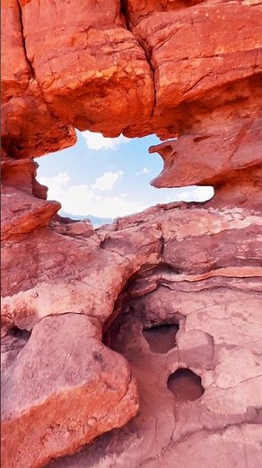 Siamese Twins Trail | Garden of the Gods Rock Window View 🌄✨