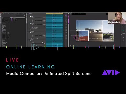 Avid Online Learning — Media Composer: Create an animated split screen using Picture in Picture