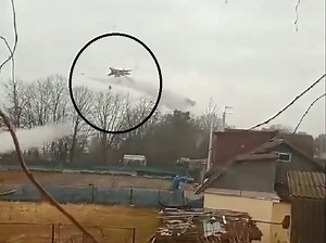 Video: Child weeps as missile explodes near house in Ukraine