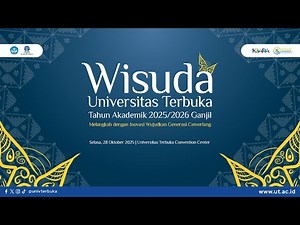 Wisuda Universitas Terbuka Tahun Akademik 2025/2026 Ganjil [wilayah 1]