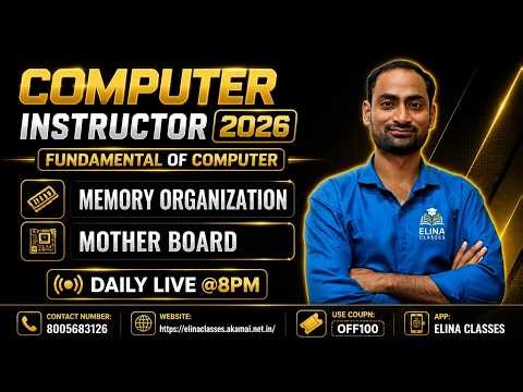 8.8 FOC | Memory Organization | Mother Board | Computer Instructor