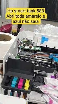 Impressora Hp smart tank 583 tava falhando, Veja o procedimento