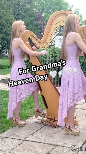 For Grandma’s Heaven Day🤍🪽🤍🪽 “In the Garden” #heavenday #inthegarden #memorial #grandma