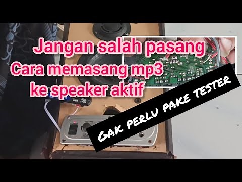 Cara Pasang Modul MP3 Bluetooth ke Speaker Aktif Tanpa Multitester! Simpel & Anti Ribet
