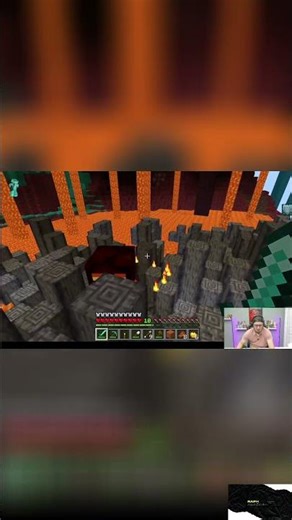 Minecraft Journey: Epic Nether Survival & Monster Spawner Find! #shorts