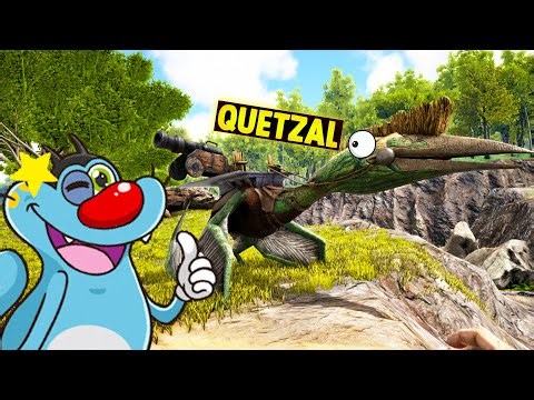 Oggy NEW Flying Dinosaurs Eagle Raja | ARK: Survival Evolved ! #Ep21 .ft Oggy