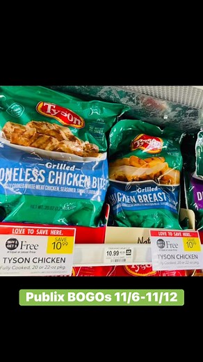 6.2K views · 33 reactions | Publix BOGOs 11/6-11/12 (11/5-11/11 for some)! #publix #publixdeals #GrocerySavings | MyCouponExpert | Facebook