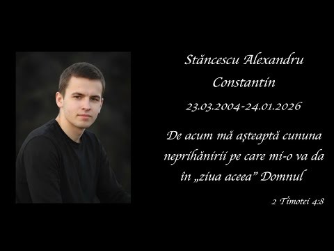 A doua seară de priveghi Stancescu Alexandru - 27.01.2026