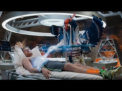 Dino Super Charge - Zenowing heals Riley | Episode 15 Wings of Danger | Power Rangers Official