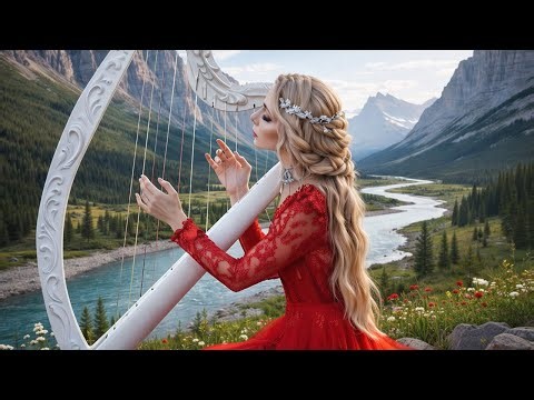 Relaxing Ambience VERSION 5 😌 Beautiful Harp Music to Relax 😌 Calm Harp Instrumental