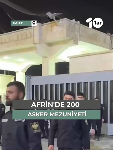 Afrin İç Güvenlik Güçleri Mezuniyeti Töreni