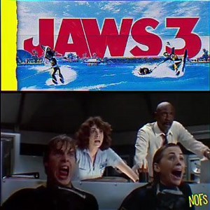 2.9K views · 12 reactions | “The third dimension is terror.” JAWS 3-D was first released today in 1983! How many exploding sharks out of 麗麗麗麗麗 do you rate the film?? | Nightmare on Film Street | Facebook