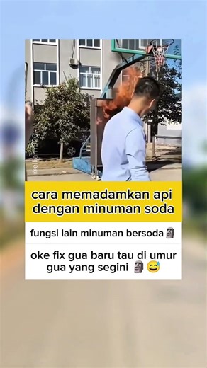Cara Padamkan Api Dengan Air soda cuma hitungan detik