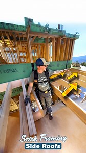 44K views · 800 reactions | Stick Framing Side Roofs️ | Perkins Builder Brothers | Facebook