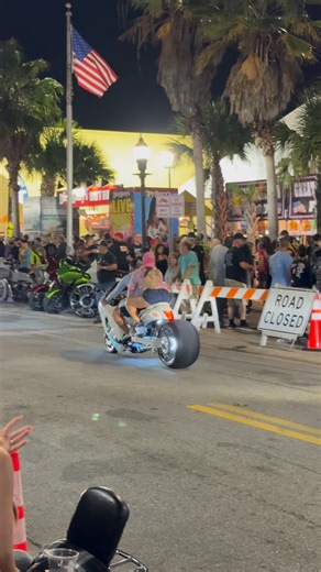 Roxor Rocks on Instagram: "Beautiful stretched Busa during the Daytona Beach bike week"