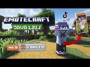 Free Emote, install EmoteCraft Mod Minecraft trend tiktok - Java 1.21.1