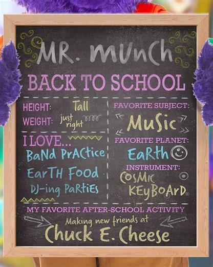 School’s in session, earthlings! | Chuck E. Cheese