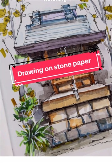 Exploring Vibrant Marker Techniques on Stone Paper