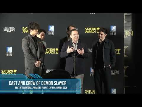 Cast and Crew of Demon Slayer Press Conference at the Saturn Awards 2026