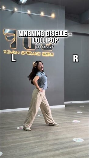 NINGNING GISELLE - LOLLIPOP | Dance Tutorial Speed 0.75 #ningning #giselle #lollipop #dancetutorial