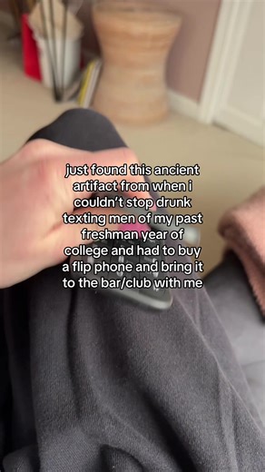 Nostalgic Memories of College Life with a Flip Phone