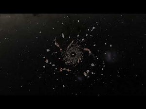 2d solar system formation simulation