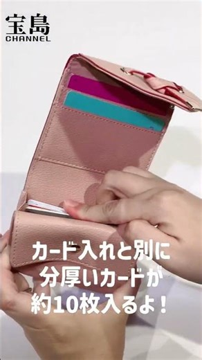 The popular heart-cut bag from VIS has been made into a mini wallet♡