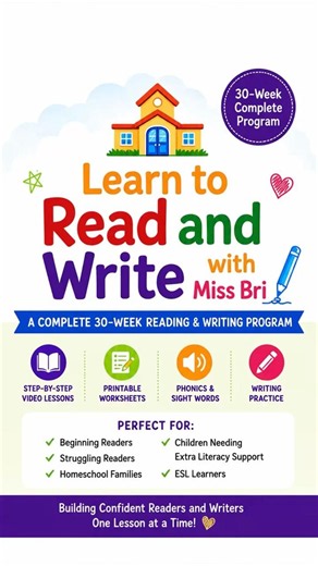 Struggling Reader? This 30-Week Program Can Help 📚