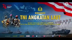Ucapan HUT KE-76 TNI AL dari Lanmar Sorong | Marinir TNI Angkatan Laut