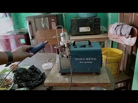 How I operate my yong heng pcp compressor
