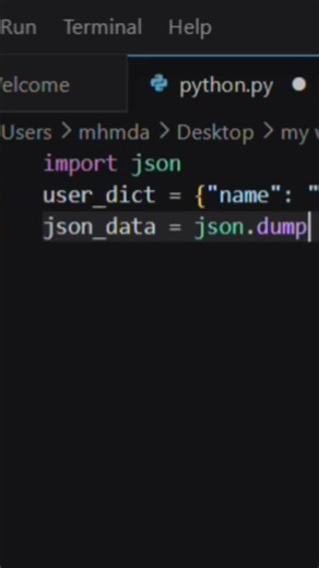 Python Tutorial #coding #programming #python #backend #shorts