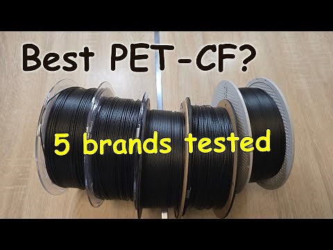 Best PET-CF Filament? I Tested 5 Brands