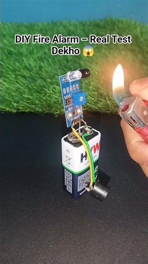 DIY Fire Alarm – Real Test Dekho 😱💯 #shorts