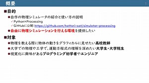 【コード全公開】物理をグラフィカルに学習・教育するための物理シミュレータの紹介と使い方