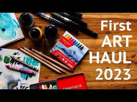Art Haul 2023 | Mixed Media Supplies Unboxing