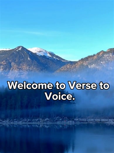 A verse that turns into an original worship song… FaithSong presents