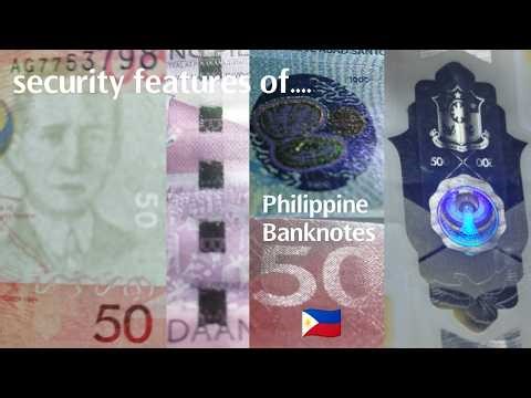 Security feature of Philippine banknotes !!