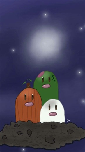 Halloween Pokémon drawing Dugtrio #shorts #pokemon #art