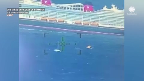Disney Cruise ship helps Coast Guard rescue sinking catamaran
