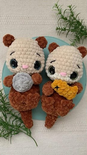 New Plush Otter Pattern | Easy #Amigurumi #Crochet