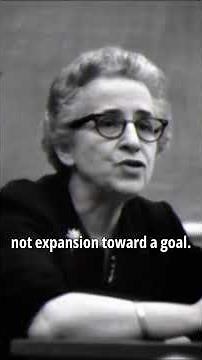 Hannah Arendt: What You Do Abroad Comes Home (Boomerang) (1967