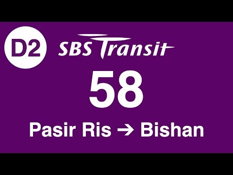 SBS Transit Trunk 58 Direction 2 Hyperlapse