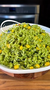Arroz Verde Poblano Mexican Rice Recipe. Bored of the same old white or red rice? Give Arroz Verde Poblano a try—it's a delicious twist you'll love! 🥰 This flavorful mix of rice, poblano peppers, and corn is super easy to make! 😋 Please comment down below what recipe you will like to see next. Also, check out our YouTube Channel for more delicious recipes. Link in Bio 😊 ARROZ POBLANO INGREDIENTS: For the sauce: ► 2 poblano peppers ► 1/4 white onion ► 2 garlic cloves ► Small bunch of cilantro 