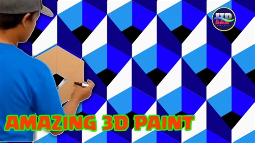 12K views · 170 reactions | Art tutorial 3d wall painting #art #painting #tutorial | Hobby Paint | Facebook