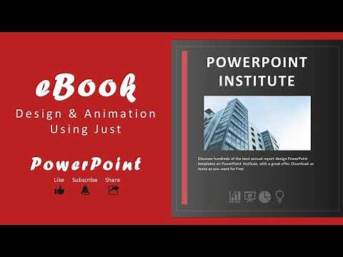Learn PowerPoint eBook Presentation Design & Animation🔥 Powerpoint Booklet Template🔥 Flip Book PPT