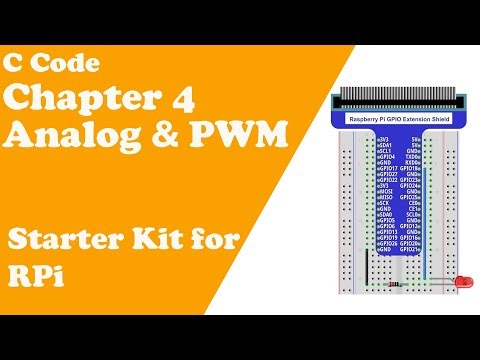 C Code - Chapter 4 Analog PWM - Raspberry Pi Starter Kit