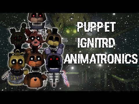 [FNAF | Speed Edit] Making Puppet Ignited Animatronics