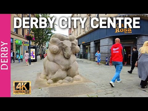 Ultimate walking tour of DERBY CITY CENTRE 2024